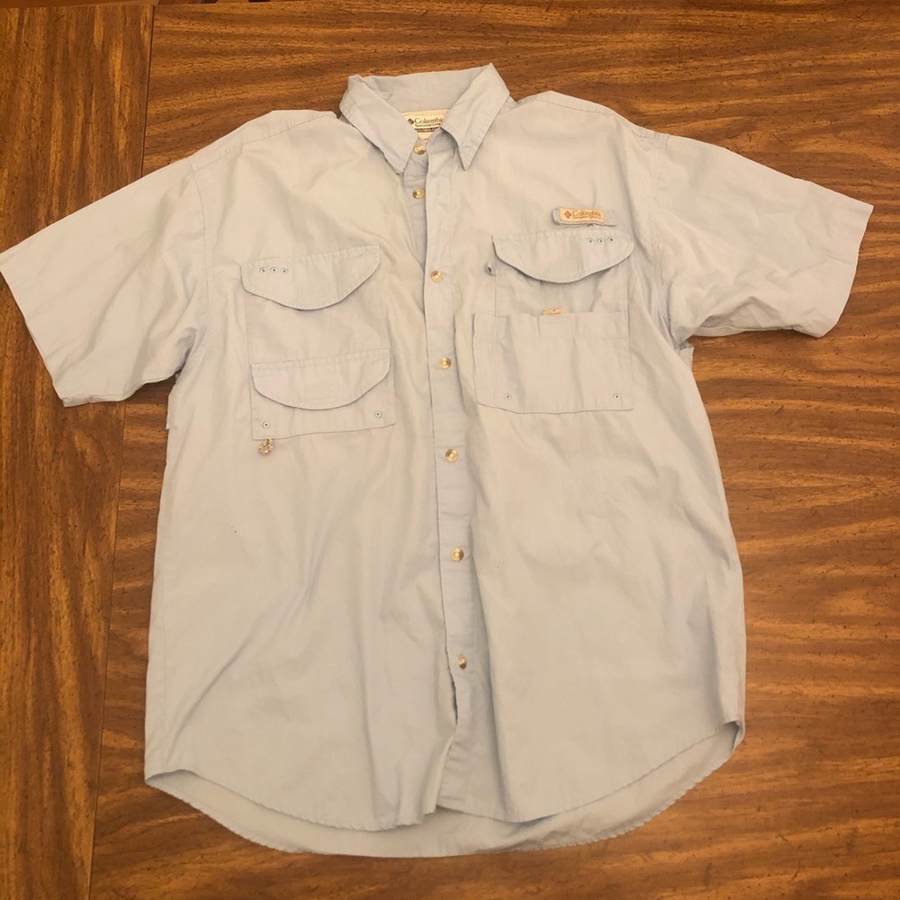 Men’s Columbia PFG Fishing Shirt sz. Medium SS